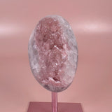 Pink Sugar Druzy on Stand