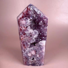 Esté Crystals crystal Aurelia Pink Amethyst Berry Tower