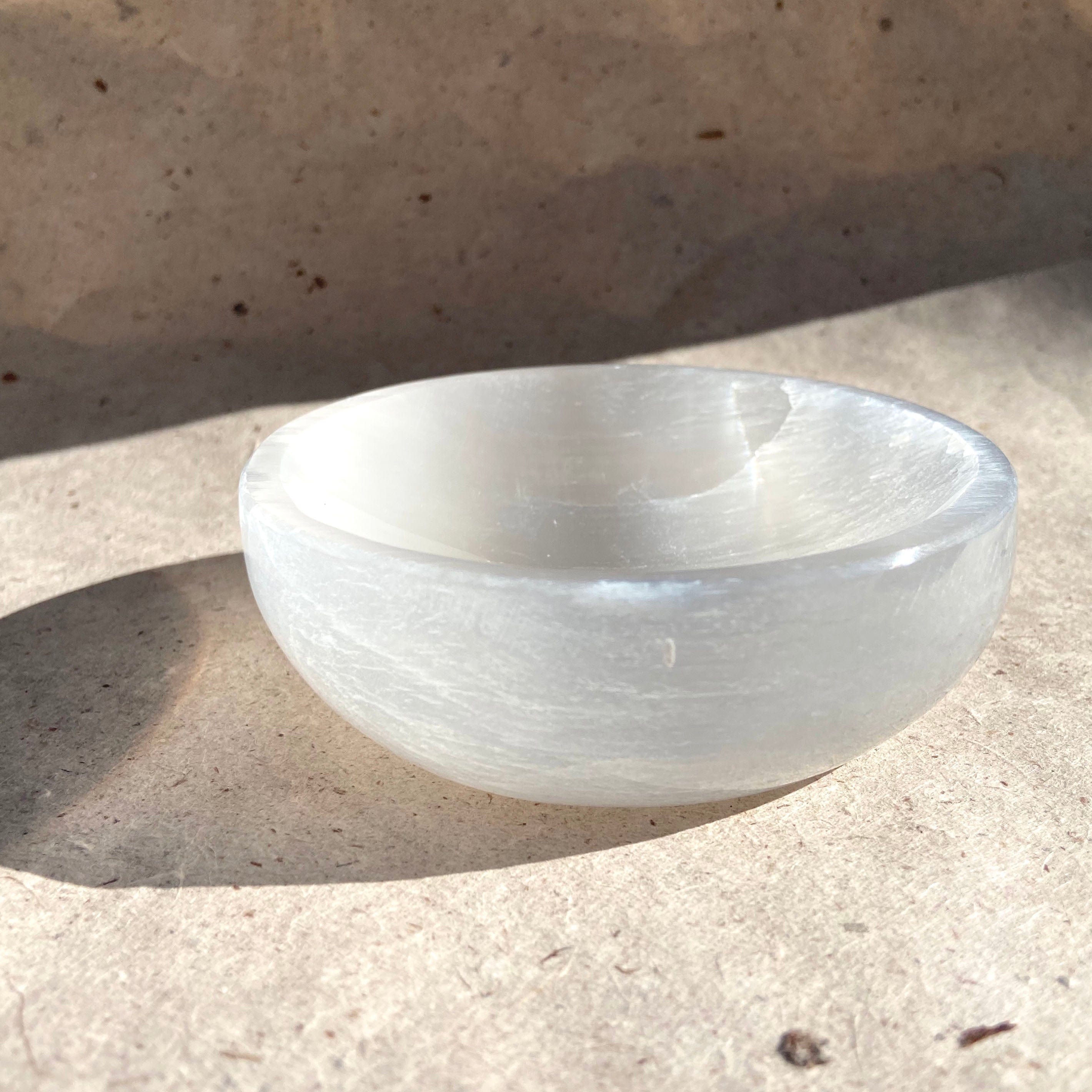 Esté Crystals crystal High Quality 4" Selenite Bowl