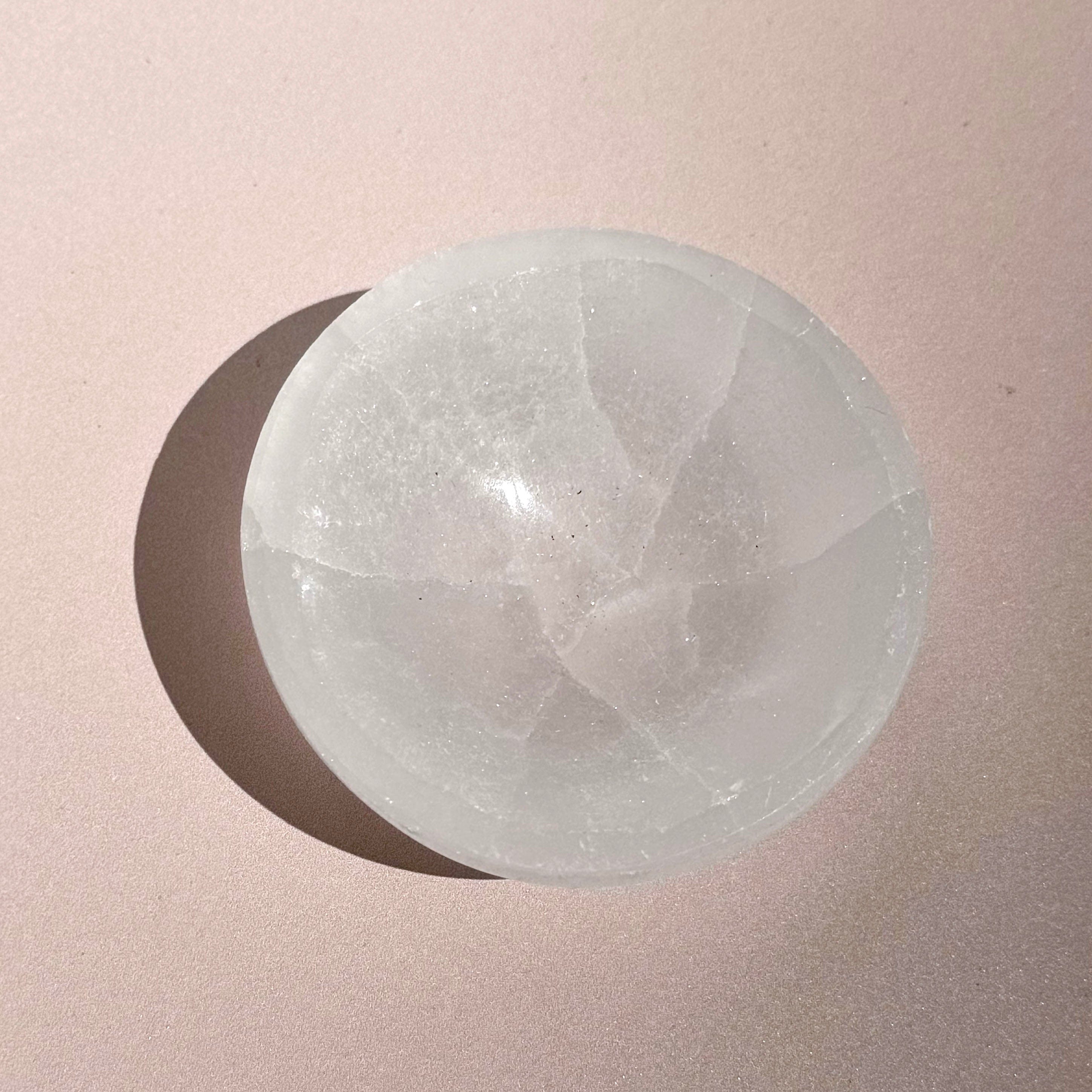Esté Crystals crystal Mini Selenite Trinket Bowl