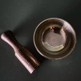 Esté Crystals crystal Mini Singing Bowl with Mallet  and Cushion