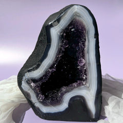 Esté Crystals crystal Moody Agate Amethyst Statement Cathedral