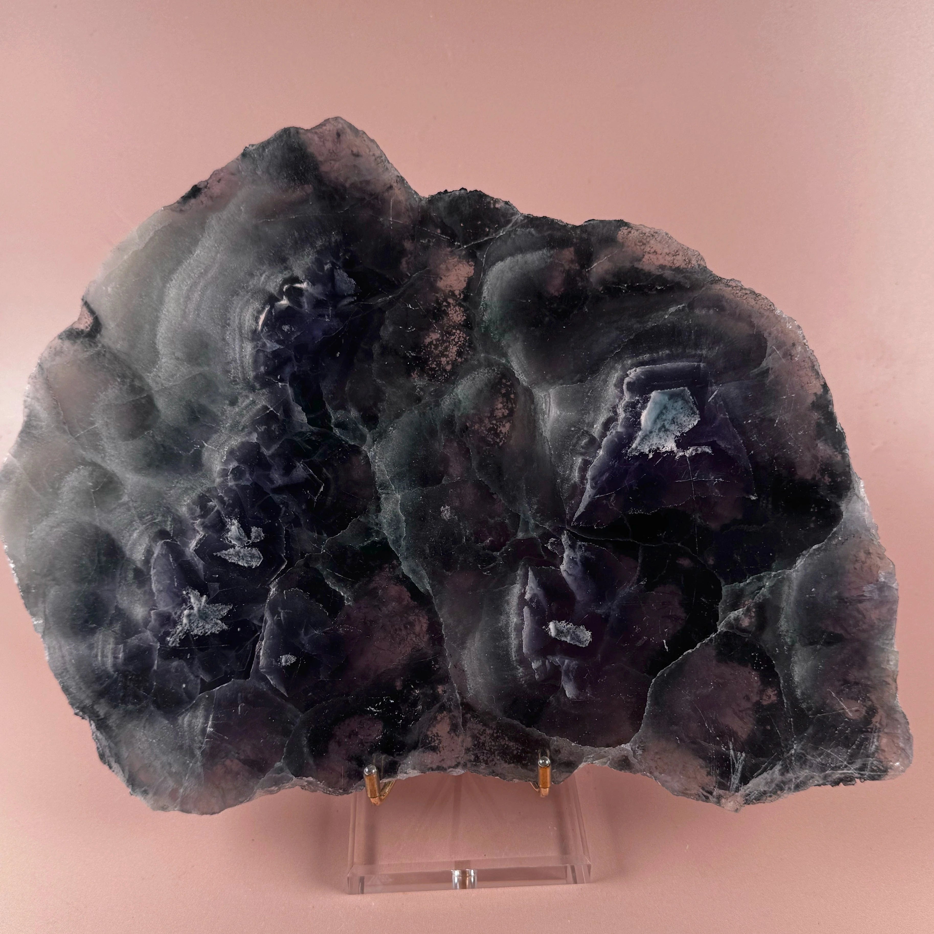 Esté Crystals crystal Moody Fluorite Slab