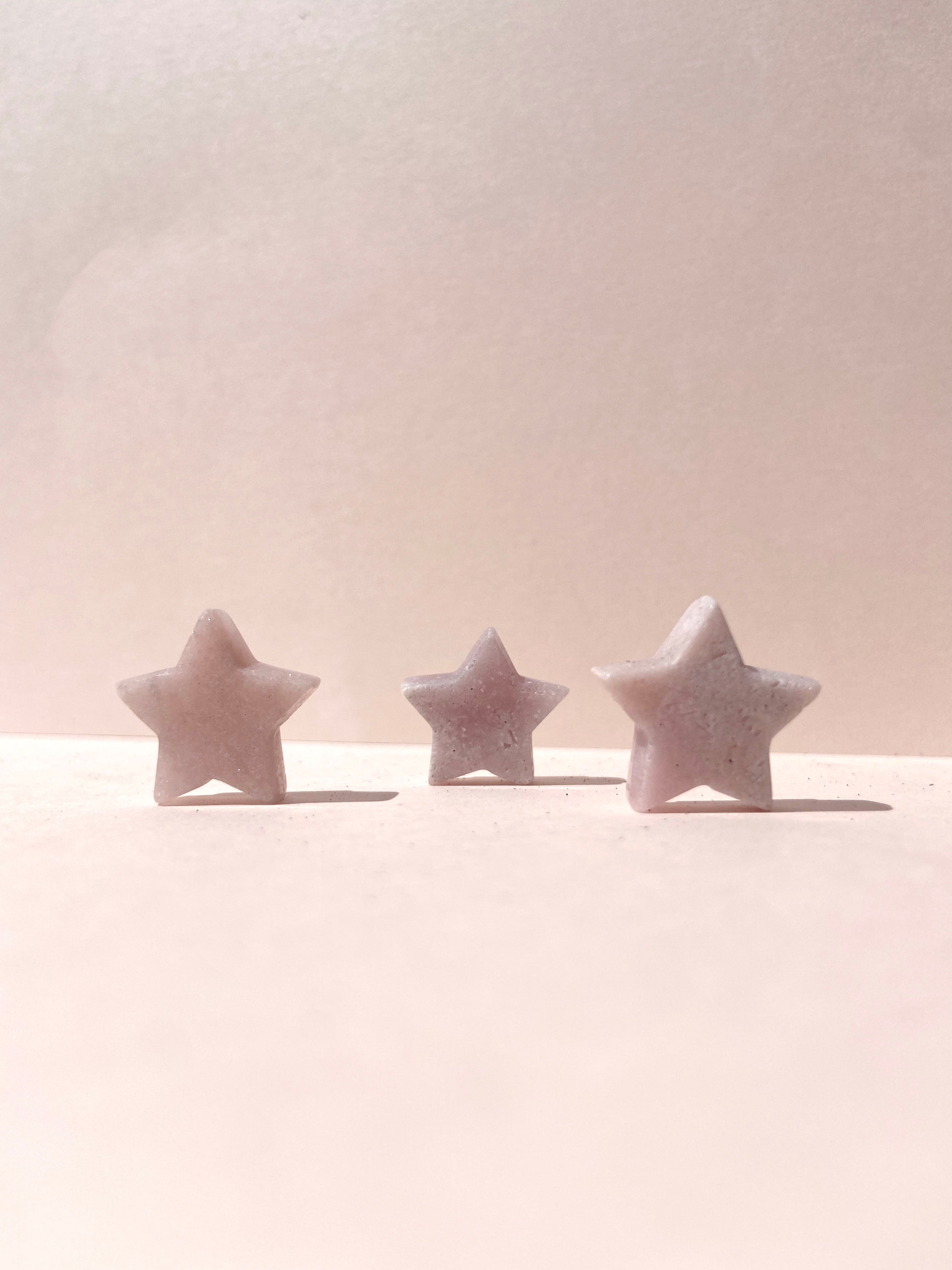 Esté Crystals crystal Pink Amethyst Moon and Star Mini Crystals