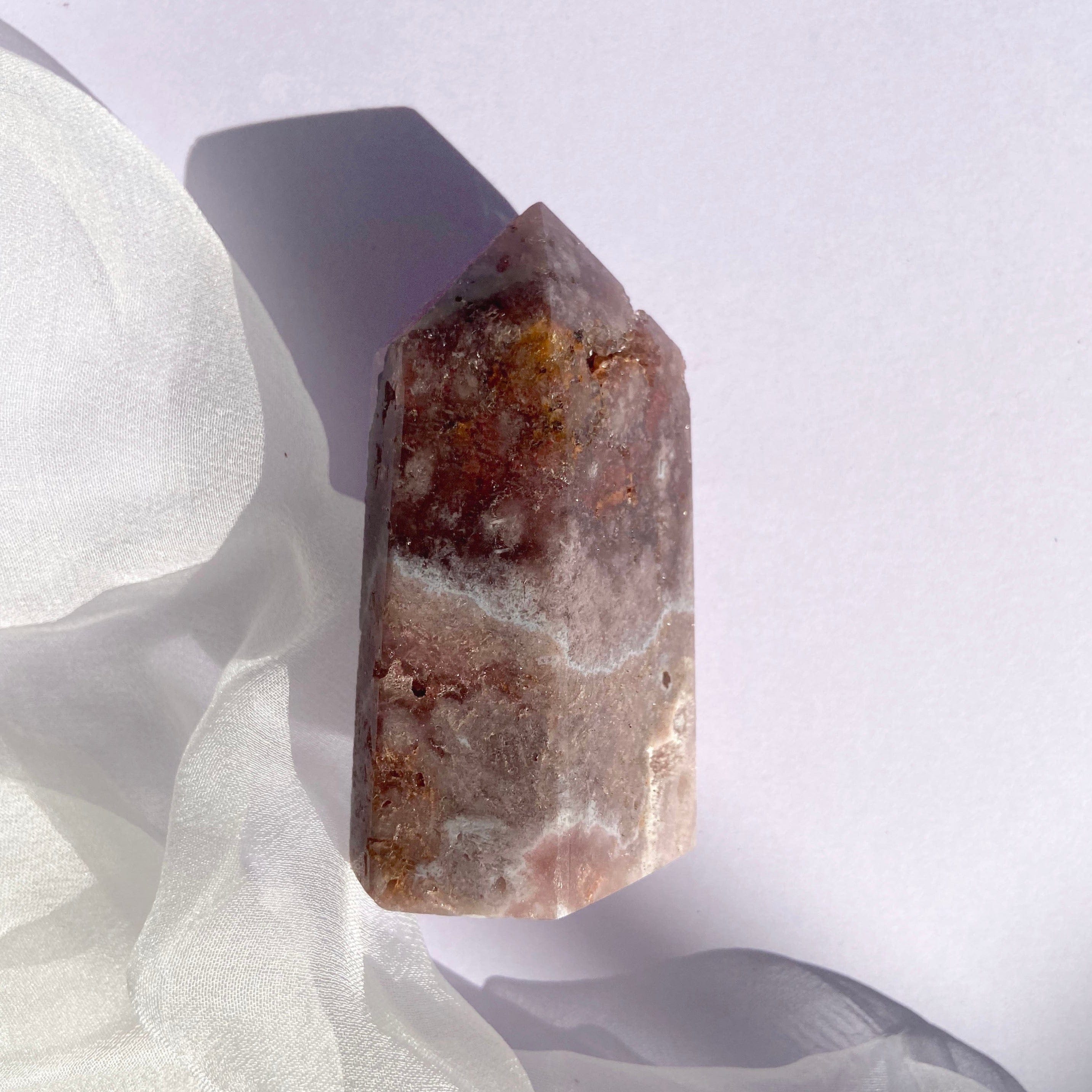 Esté Crystals crystal Pink Amethyst Tower