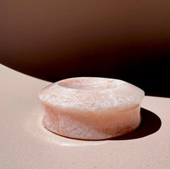 Esté Crystals crystal Pink Onyx Sphere Stand