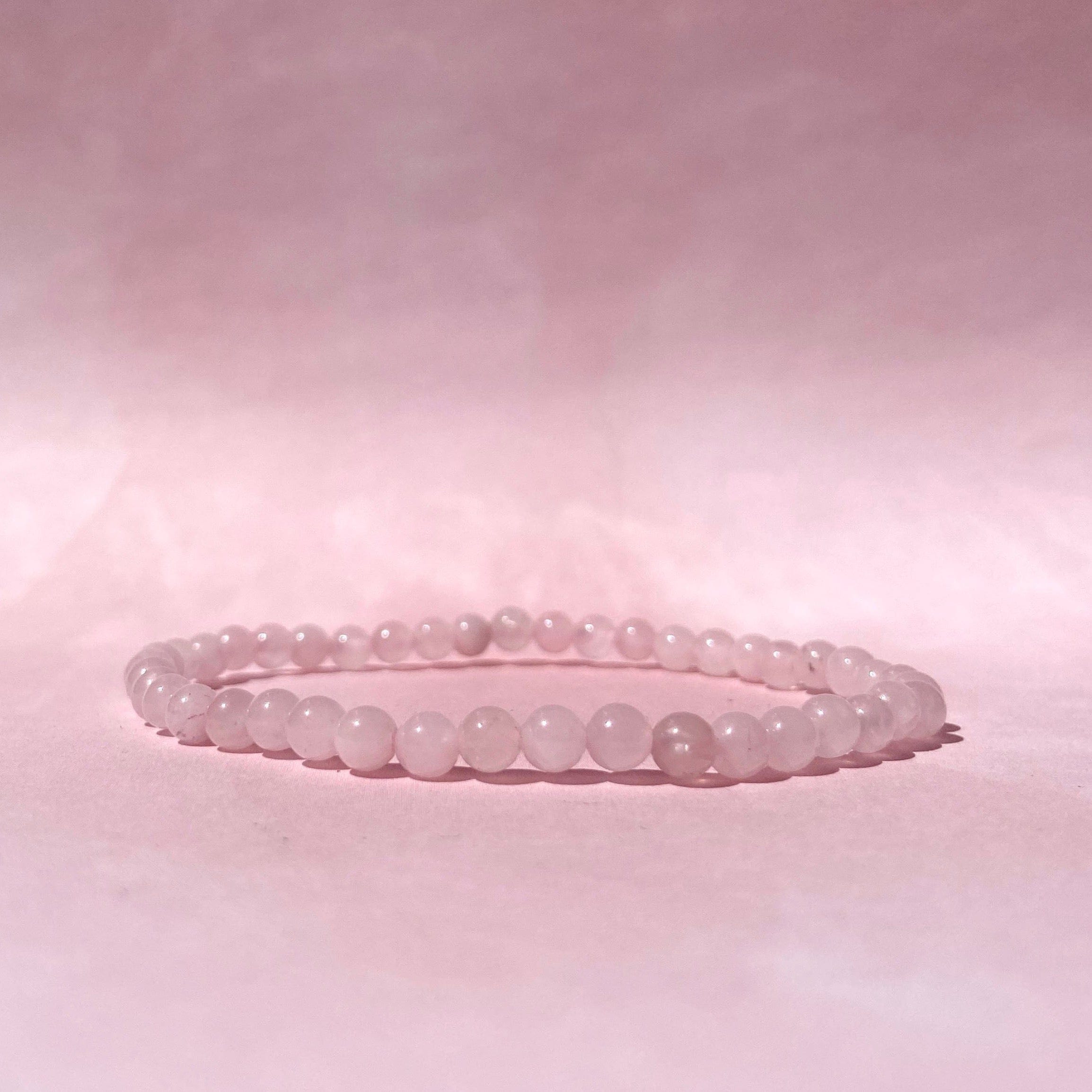 Esté Crystals crystal Rose Quartz Crystal Bracelet