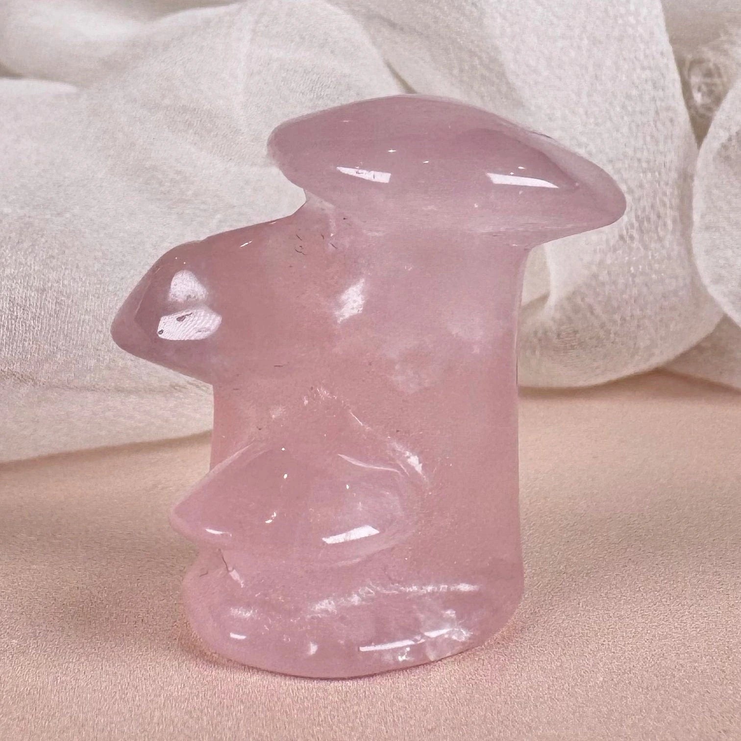 Esté Crystals crystal Rose Quartz Mini Mushroom Tree