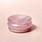 Esté Crystals crystal Rose Quartz Sphere Stand