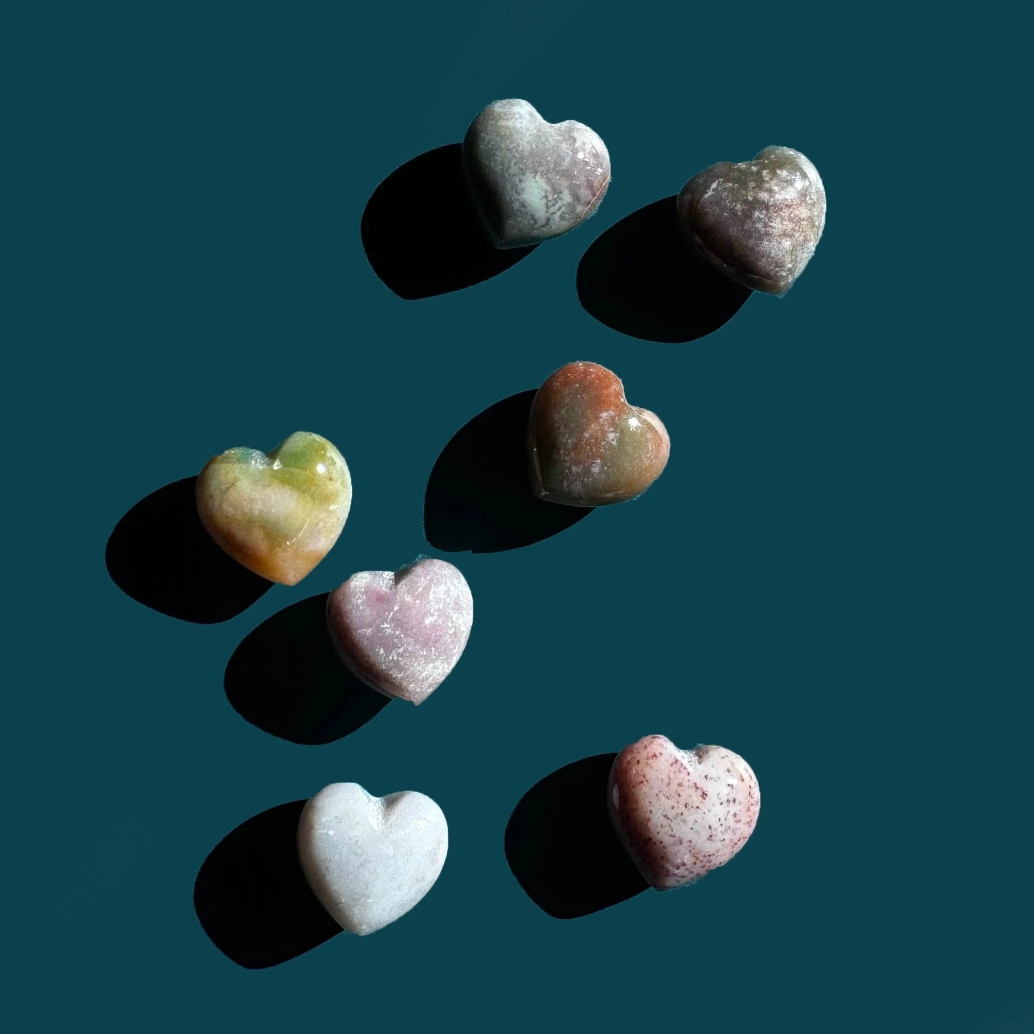 Sea Jasper Mini Heart Carving – Esté Crystals Sea Jasper Mini Heart Carving – Esté Crystals