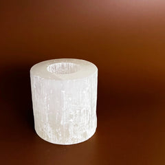 Esté Crystals crystal Selenite Candle or Sphere Stand Holder