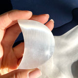 Esté Crystals crystal Selenite Moon Carving