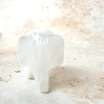 Esté Crystals crystal White Onyx Elephant