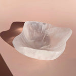 Esté Crystals home decor, crystal Wavy Deep Selenite Bowl
