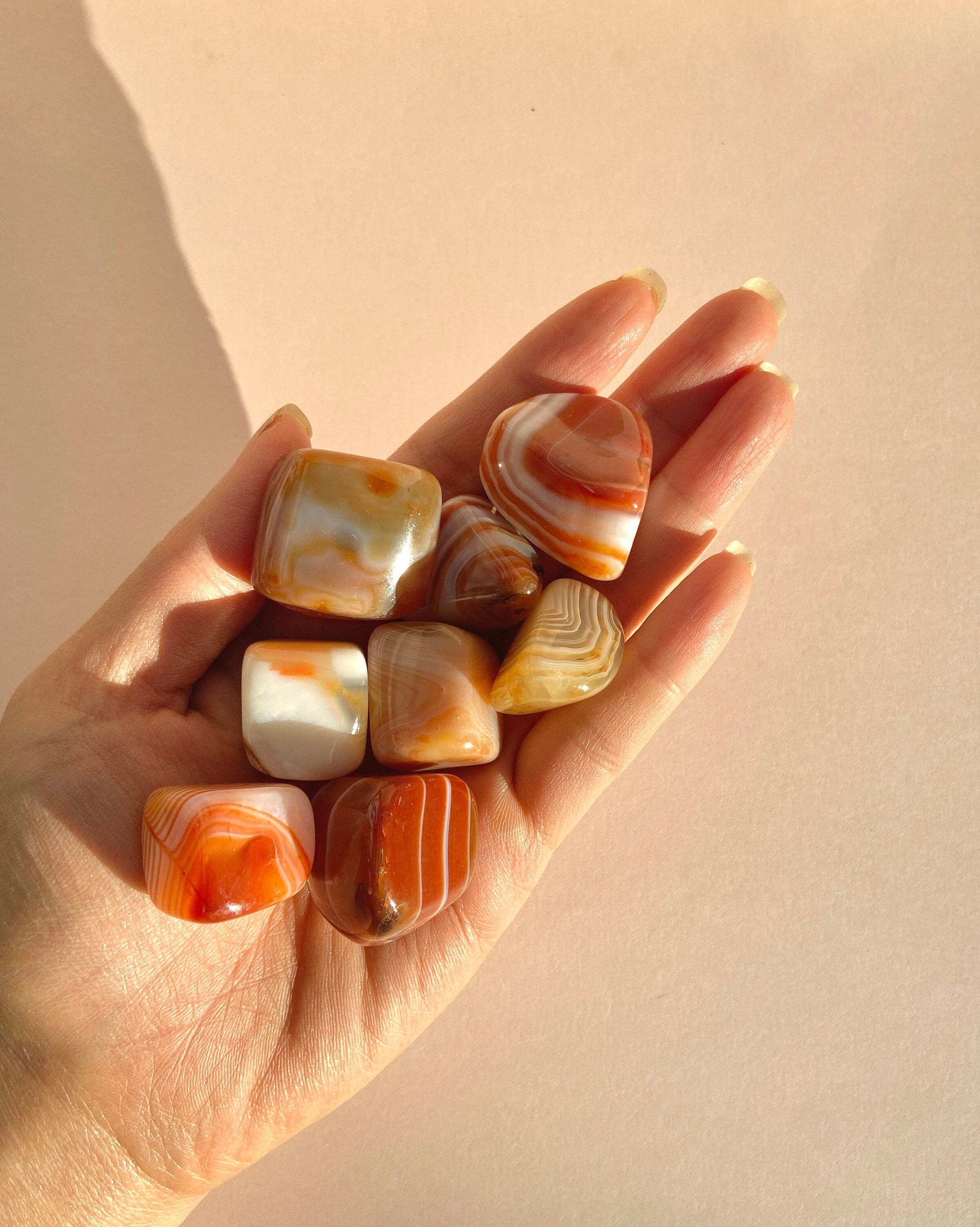 Esté Crystals crystal Carnelian Tumbled Stones