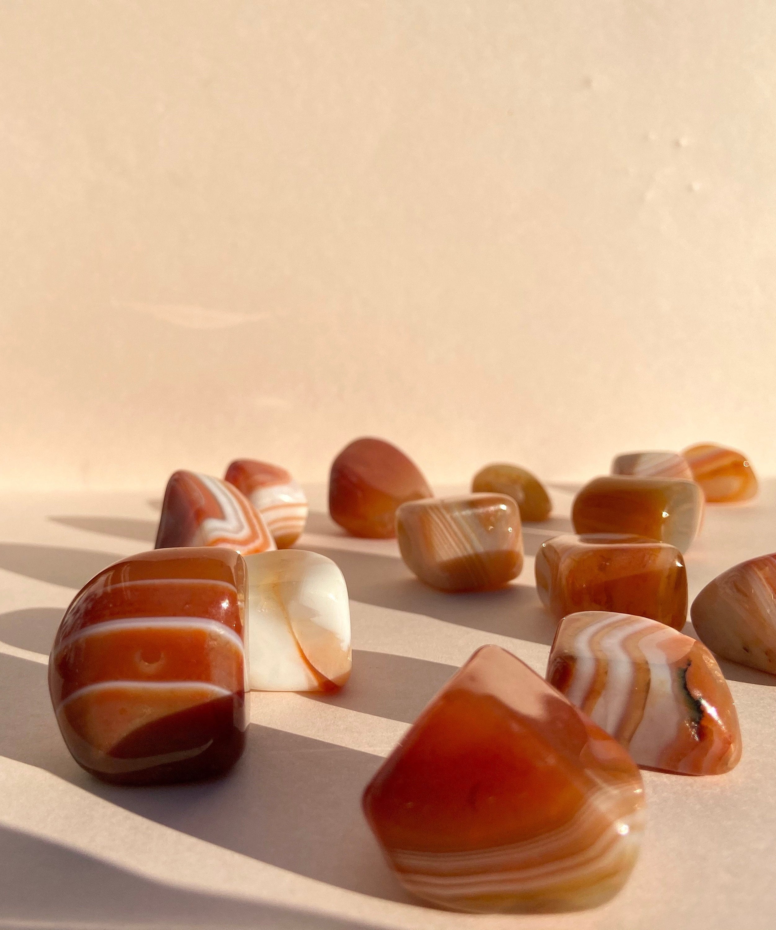 Esté Crystals crystal Carnelian Tumbled Stones