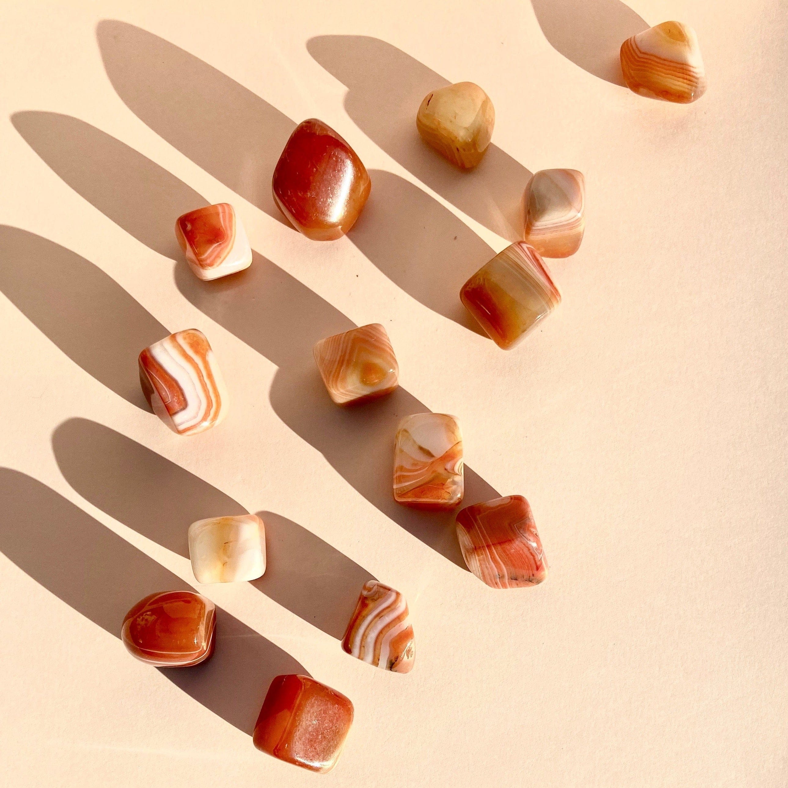Esté Crystals crystal Carnelian Tumbled Stones