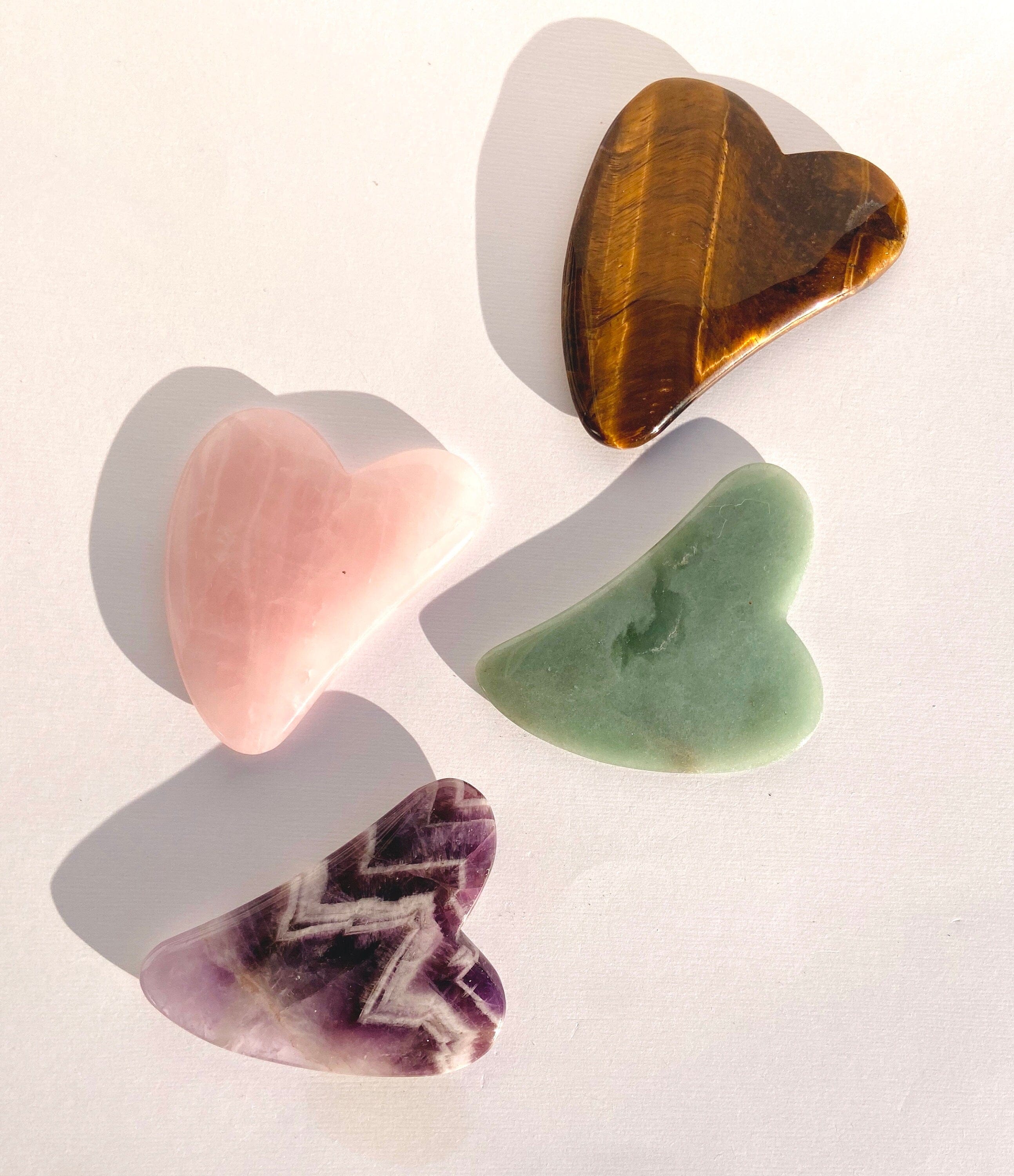 Esté Crystals crystal Jade Roller & Gua Sha Set