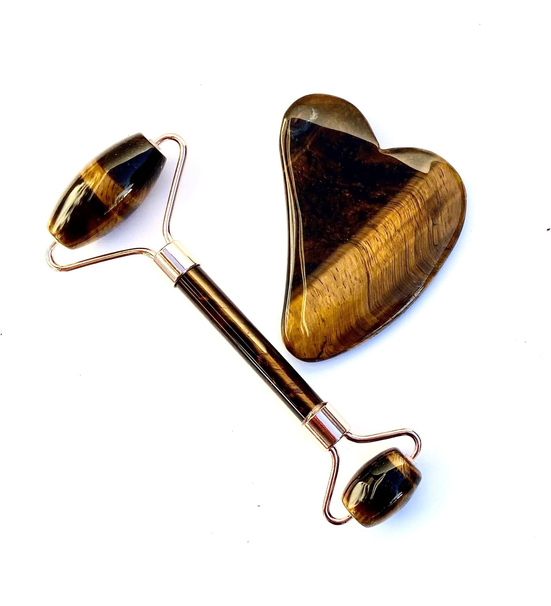 Esté Crystals crystal Jade Roller & Gua Sha Set