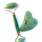 Esté Crystals crystal Jade Roller & Gua Sha Set