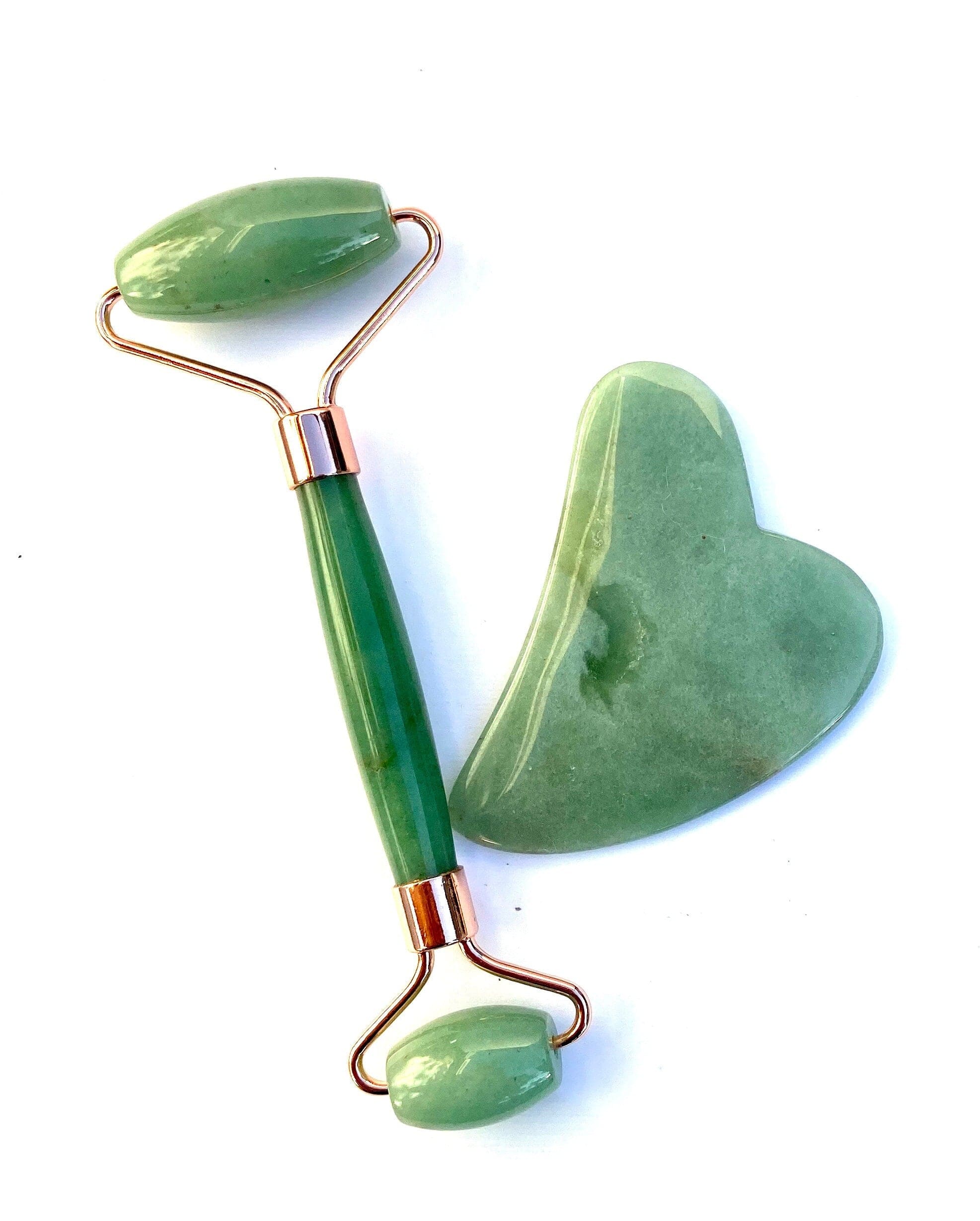 Esté Crystals crystal Jade Roller & Gua Sha Set