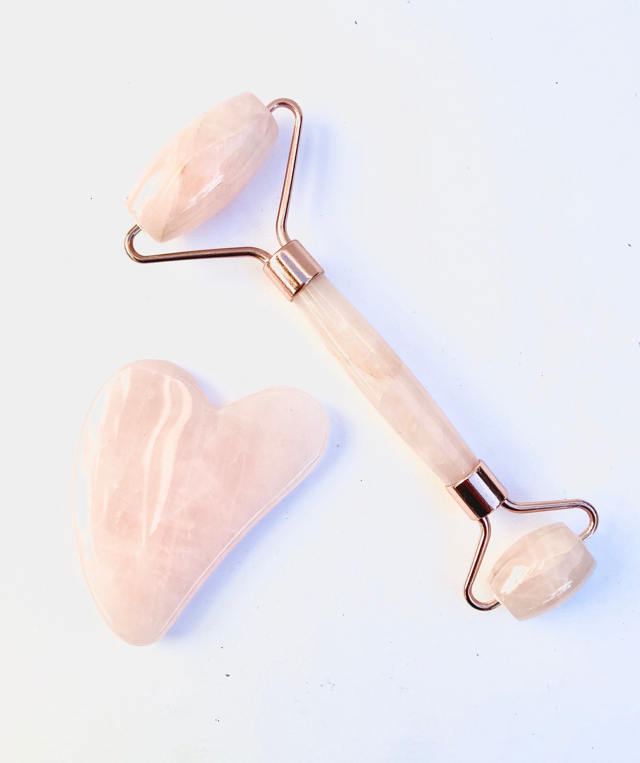 Esté Crystals crystal Jade Roller & Gua Sha Set