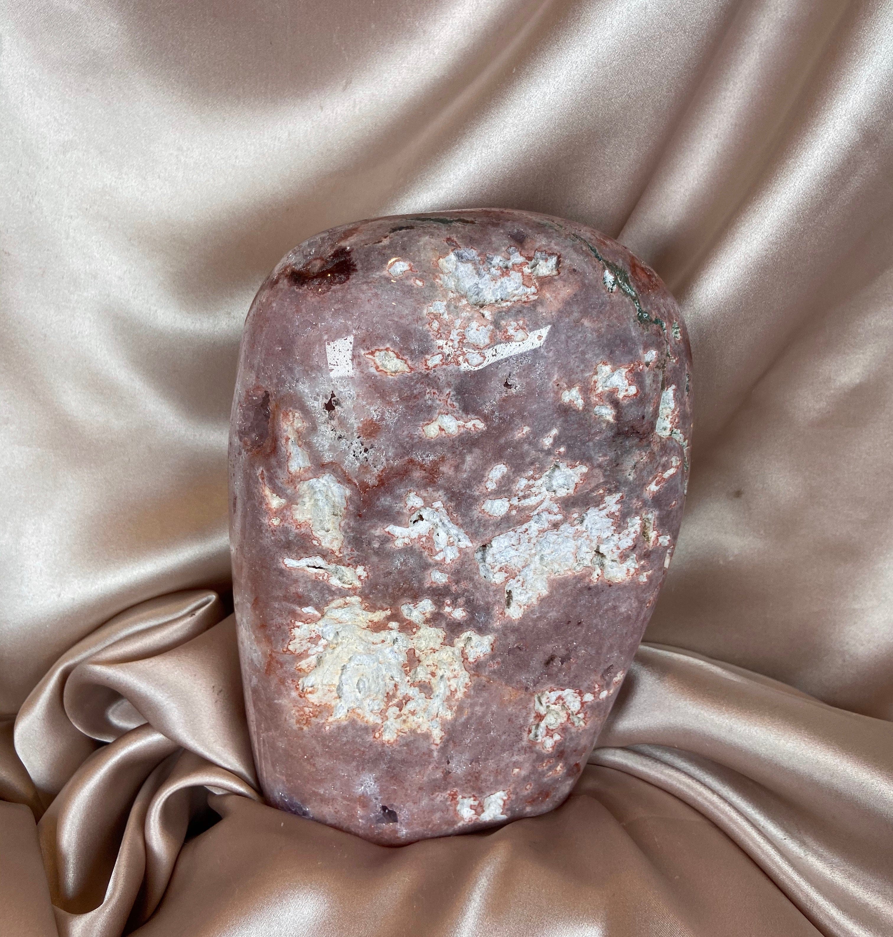 Esté Crystals crystal Large Pink Amethyst Freeform