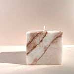 Esté Crystals crystal Pink Mangano Calcite Candle Holder