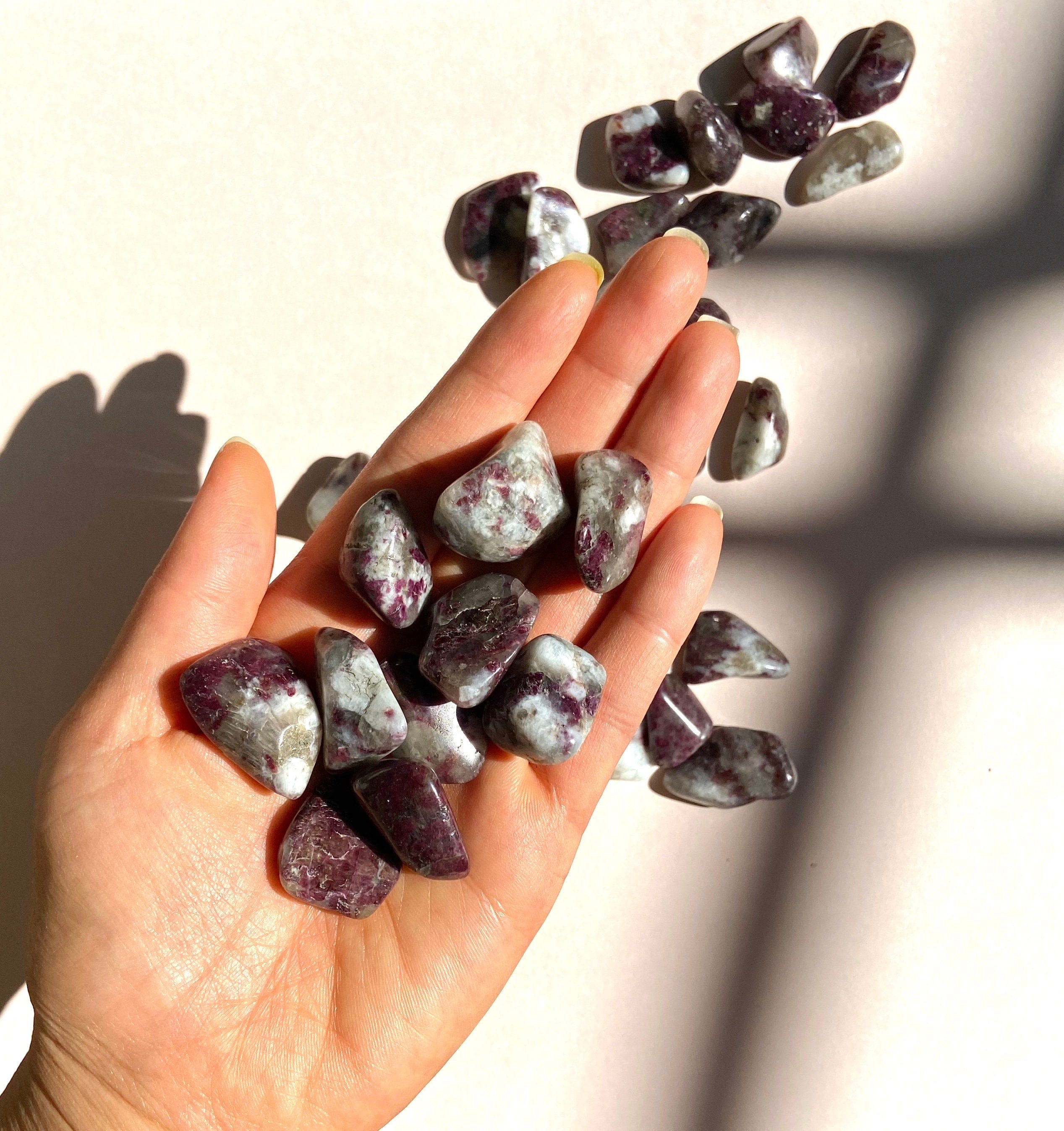 Esté Crystals crystal Ruby Tourmaline Tumbles