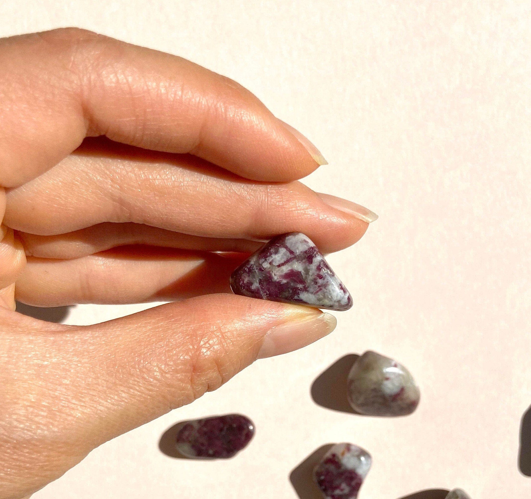 Esté Crystals crystal Ruby Tourmaline Tumbles