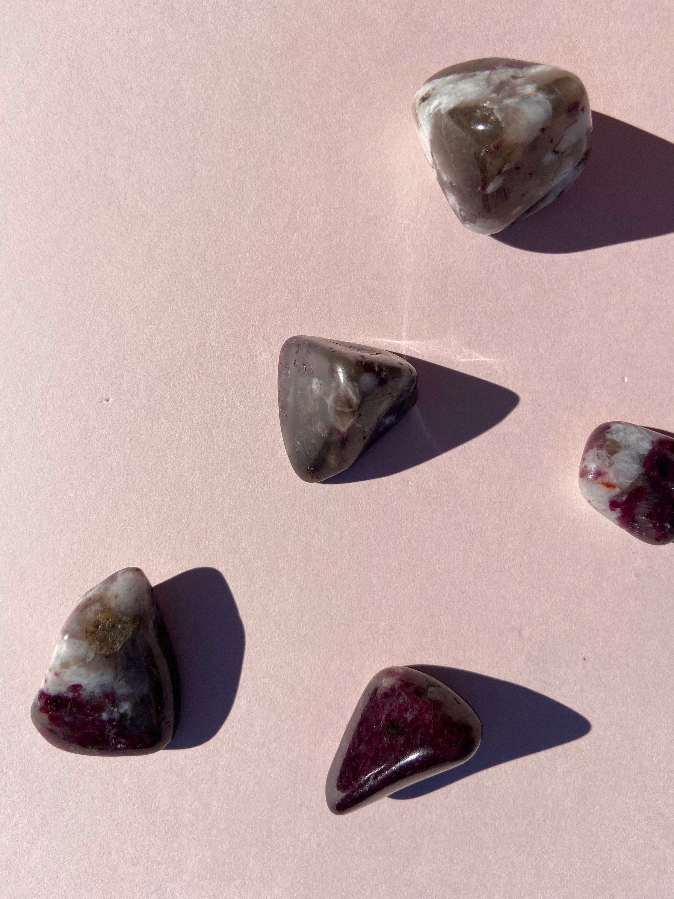 Esté Crystals crystal Ruby Tourmaline Tumbles