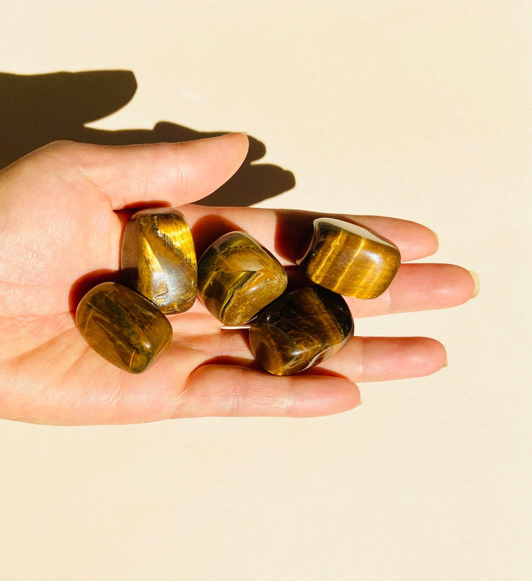 Esté Crystals crystal Tiger's Eye Polished Tumbled Stone