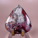 Pink & Red Agate Cabochon