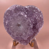 Rainbow Amethyst Stalactite Heart