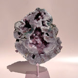 Liliana  Pink Amethyst Jasper Slab with Stand