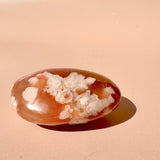 Linnea Flower Agate Palm Stone