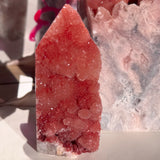 Lipstick Red Pink Amethyst Tower