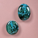 Malachite Chrysocolla Palm Stones