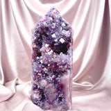 Meghan Extra Large Pink Amethyst Statement Tower