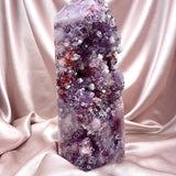 Meghan Extra Large Pink Amethyst Statement Tower