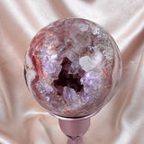 Melanie Pink Amethyst Sphere