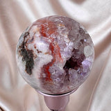 Melanie Pink Amethyst Sphere