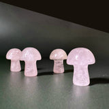 Mini Rose Quartz Mushrooms