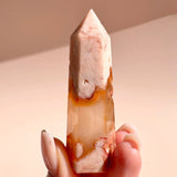 Seraphina Carnelian Flower Agate Tower