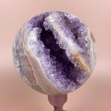 Sophia Large Statement Pink Amethyst Sphere