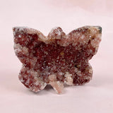 Small Pink Amethyst Jasper Butterfly