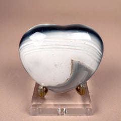 Esté Crystals crystal Aeris Orca Agate Heart