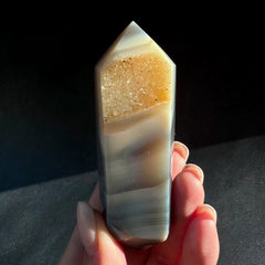Esté Crystals crystal Agate Double Terminated Point