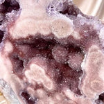 Esté Crystals crystal Alana Pink Amethyst Slab with Stand