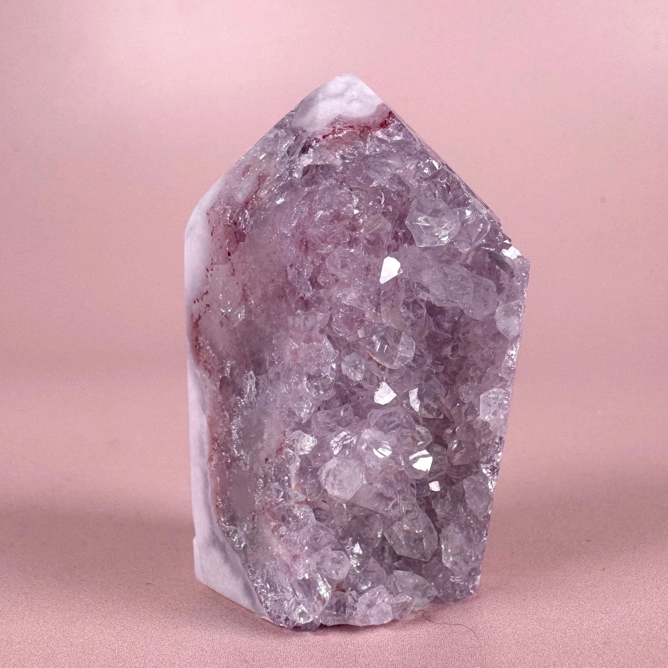 Esté Crystals crystal Amani Pink Amethyst Tower